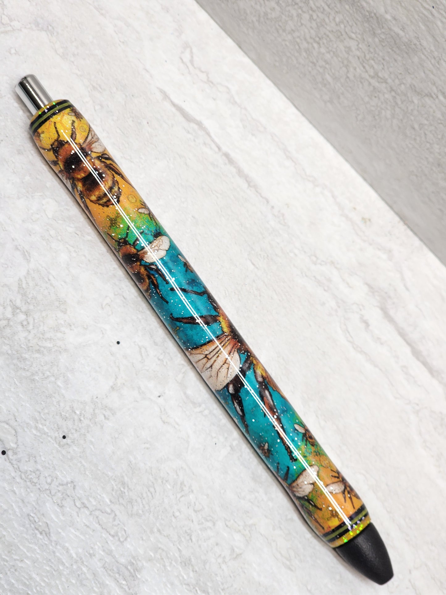 Bee Themed Gel Pel (BLACK INK)