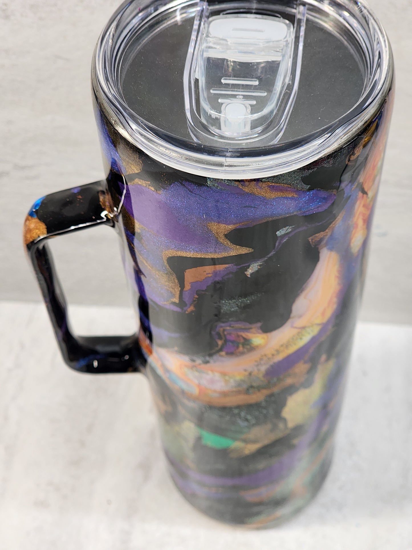 30 Ounce Skinny Tumbler w/ handle