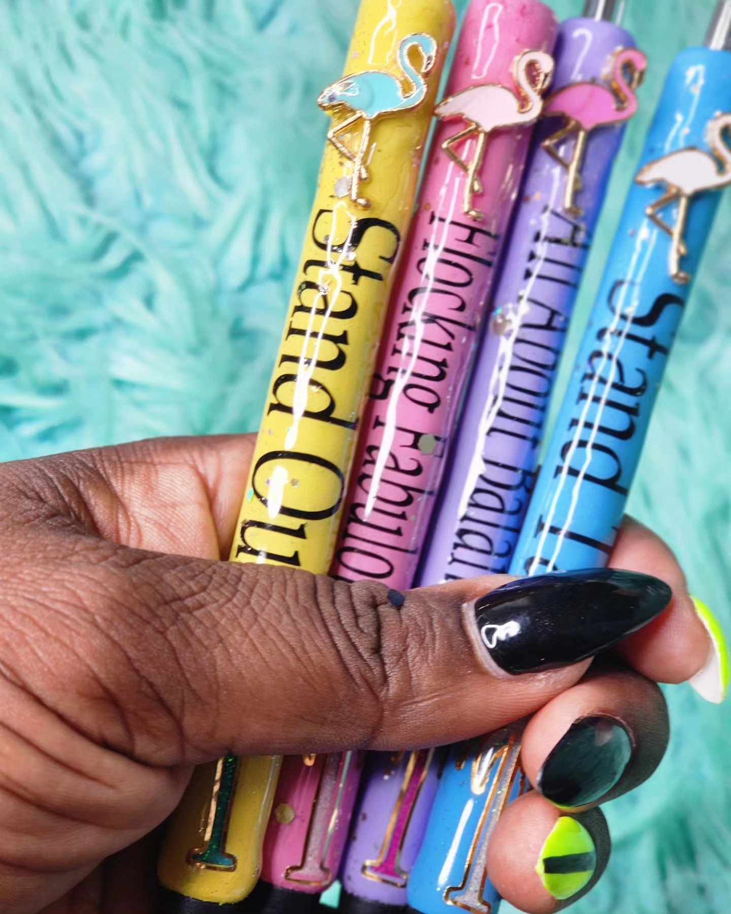 Custom Flamigo Gel Pens