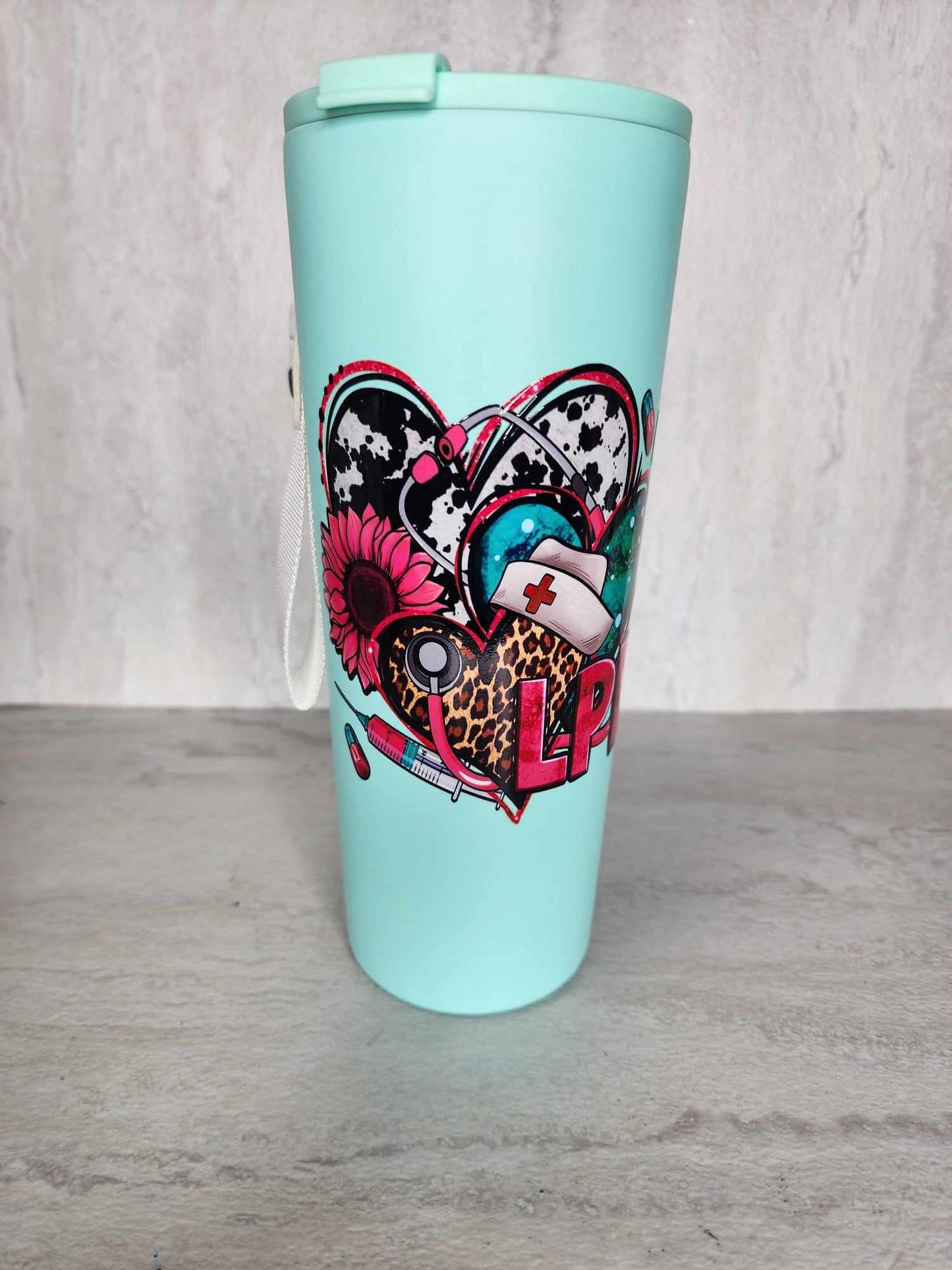 24 Ounce LPN Dual Flip Tumbler
