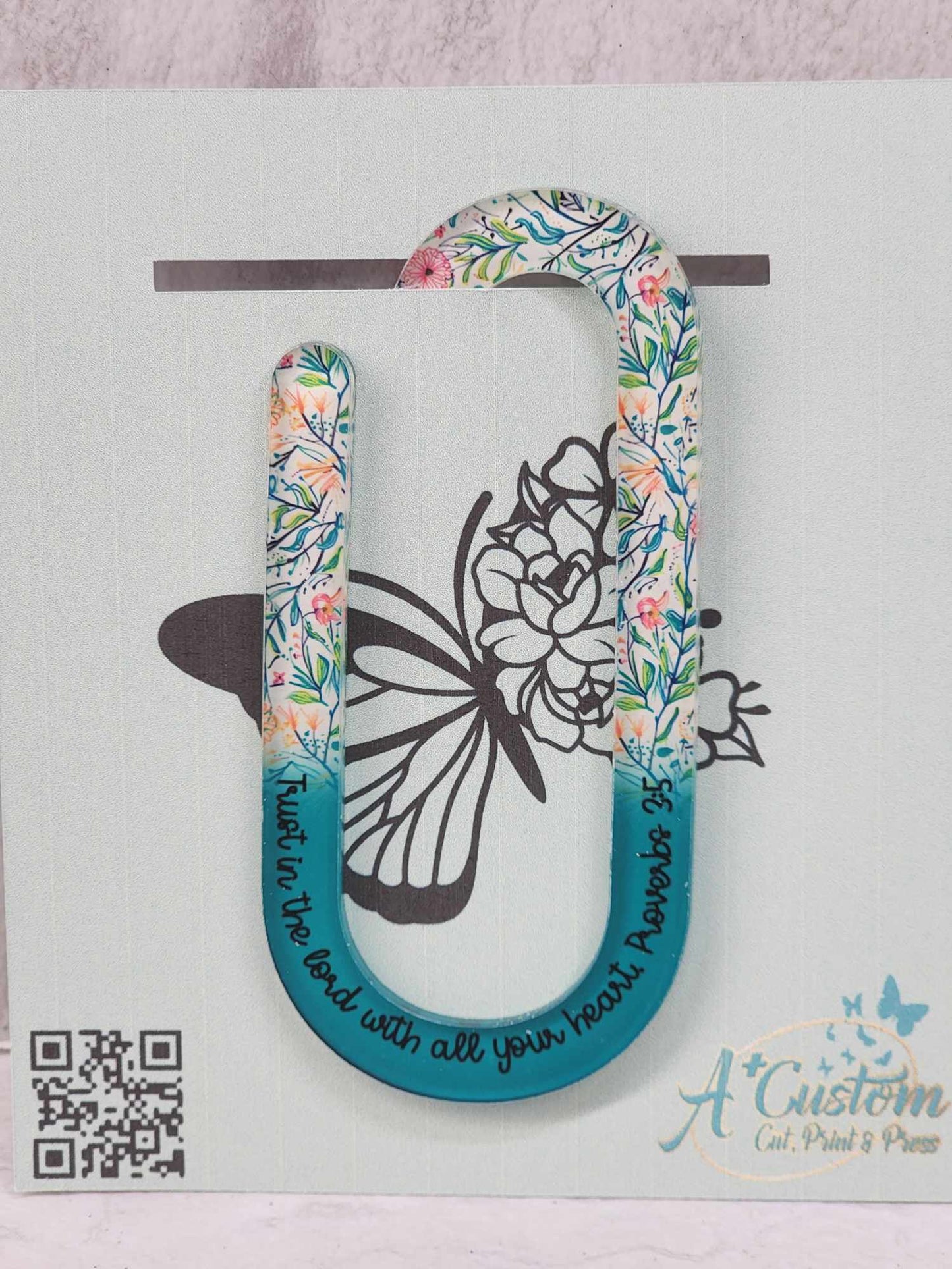 Acrylic Paper Clip-Trust In The...
