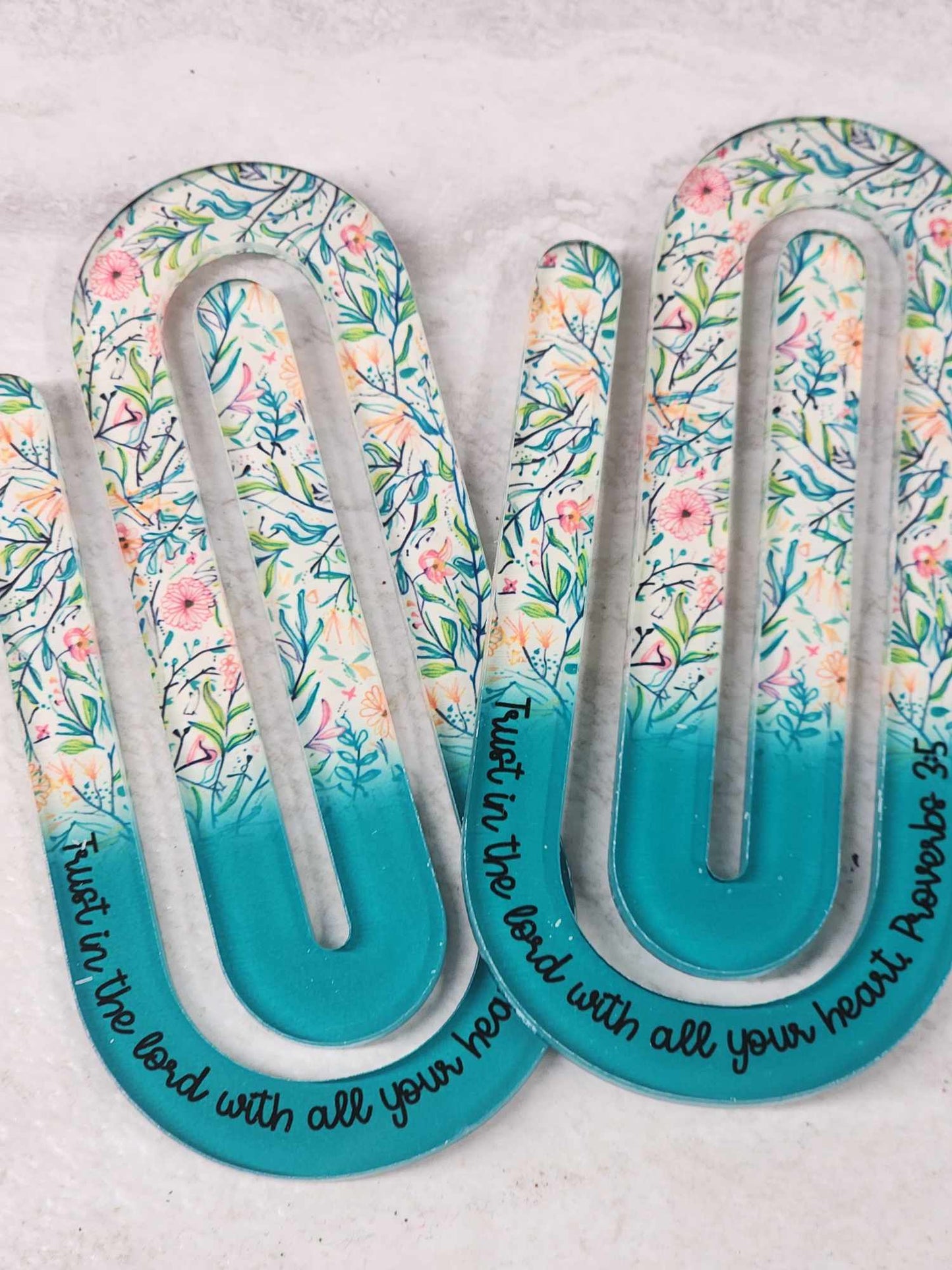 Acrylic Paper Clip-Trust In The...