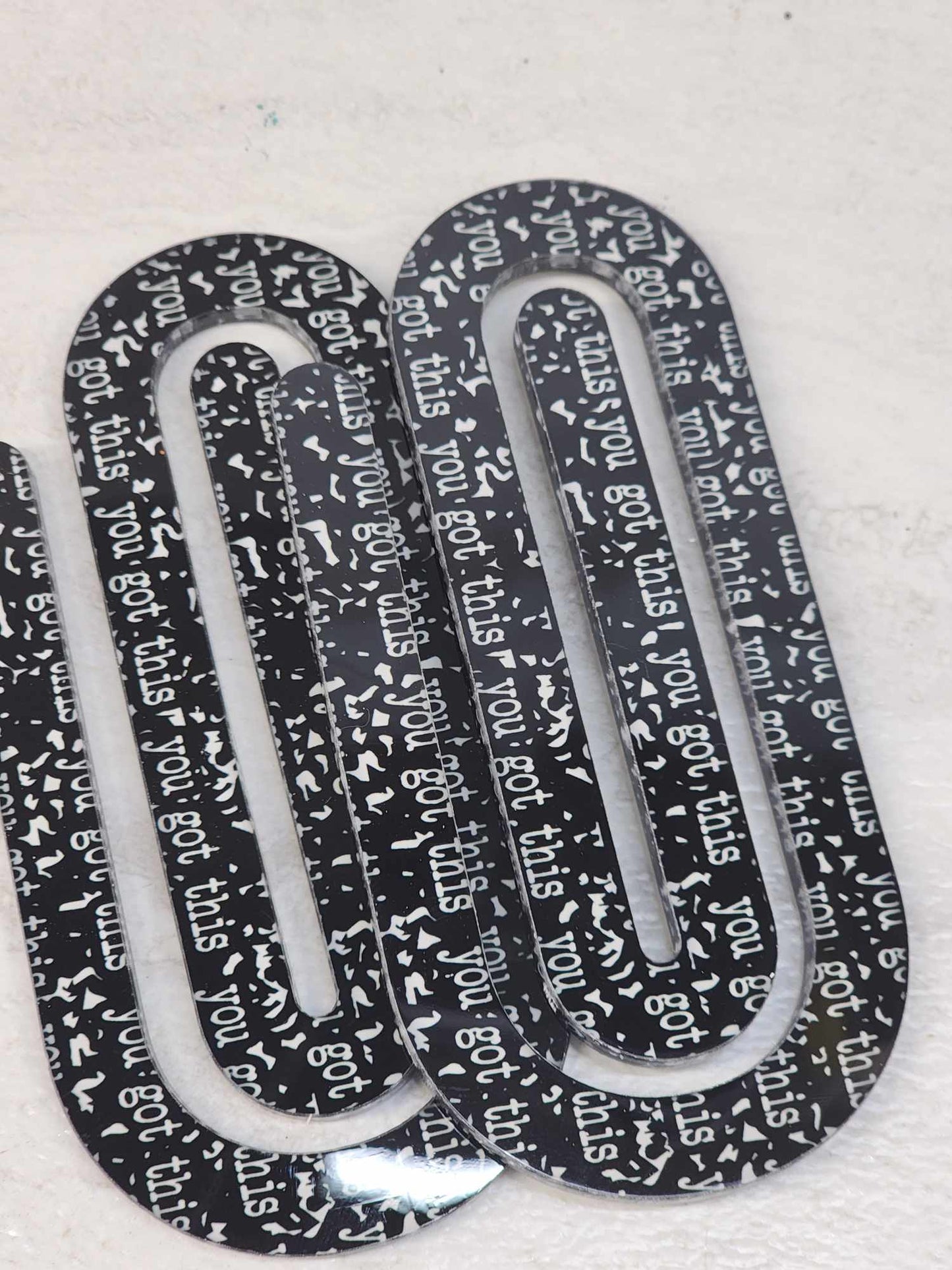 Acrylic Composition Theme You Got This Paper Clip