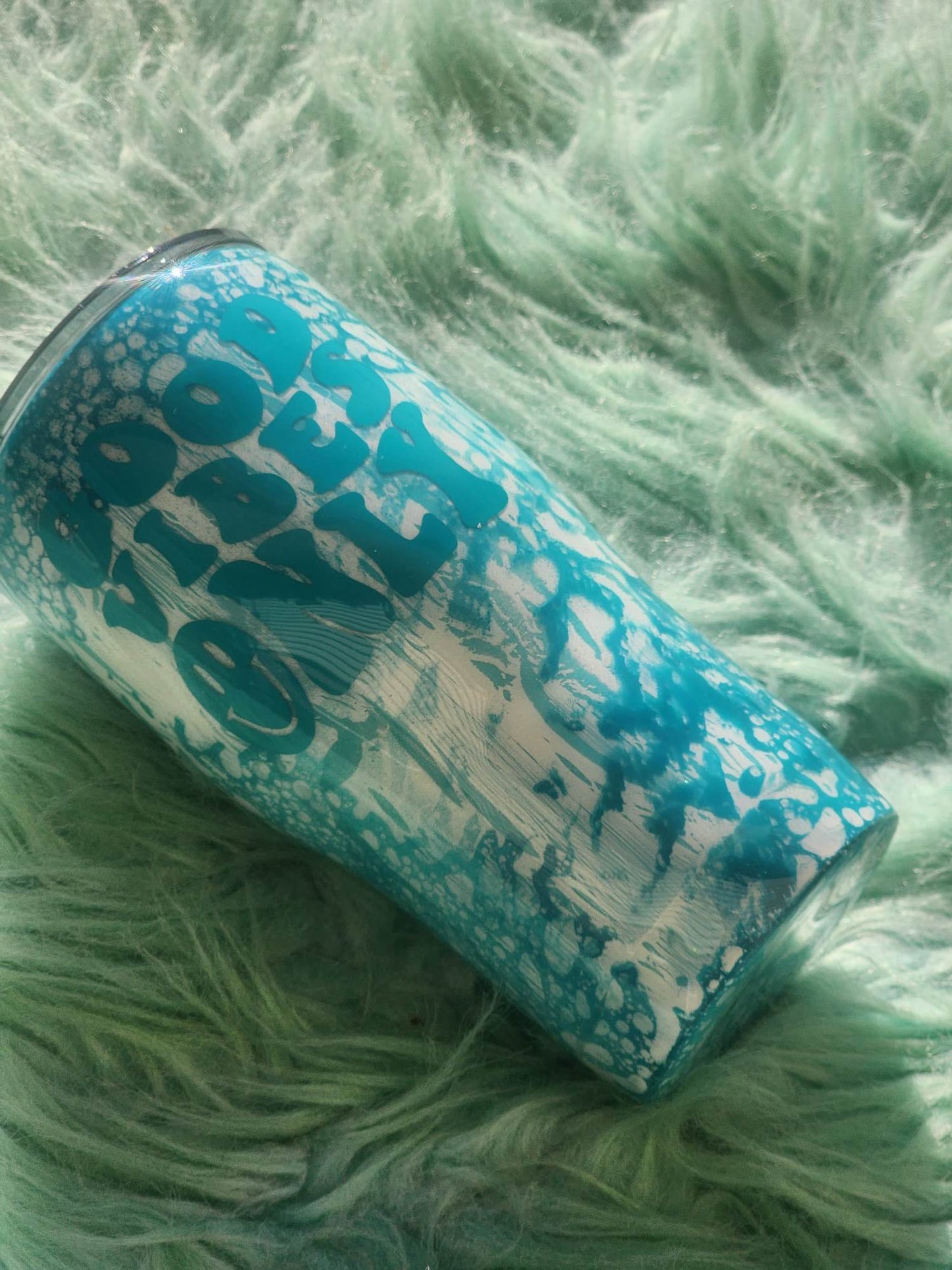 20 ounce Modern Curve "Good Vibes" Powerwash/Crackle Tumbler