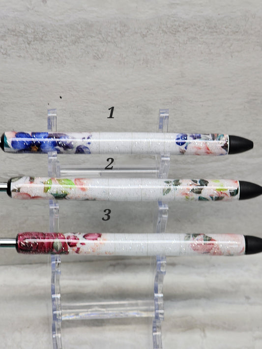 Flower Pattern Custom gel pen