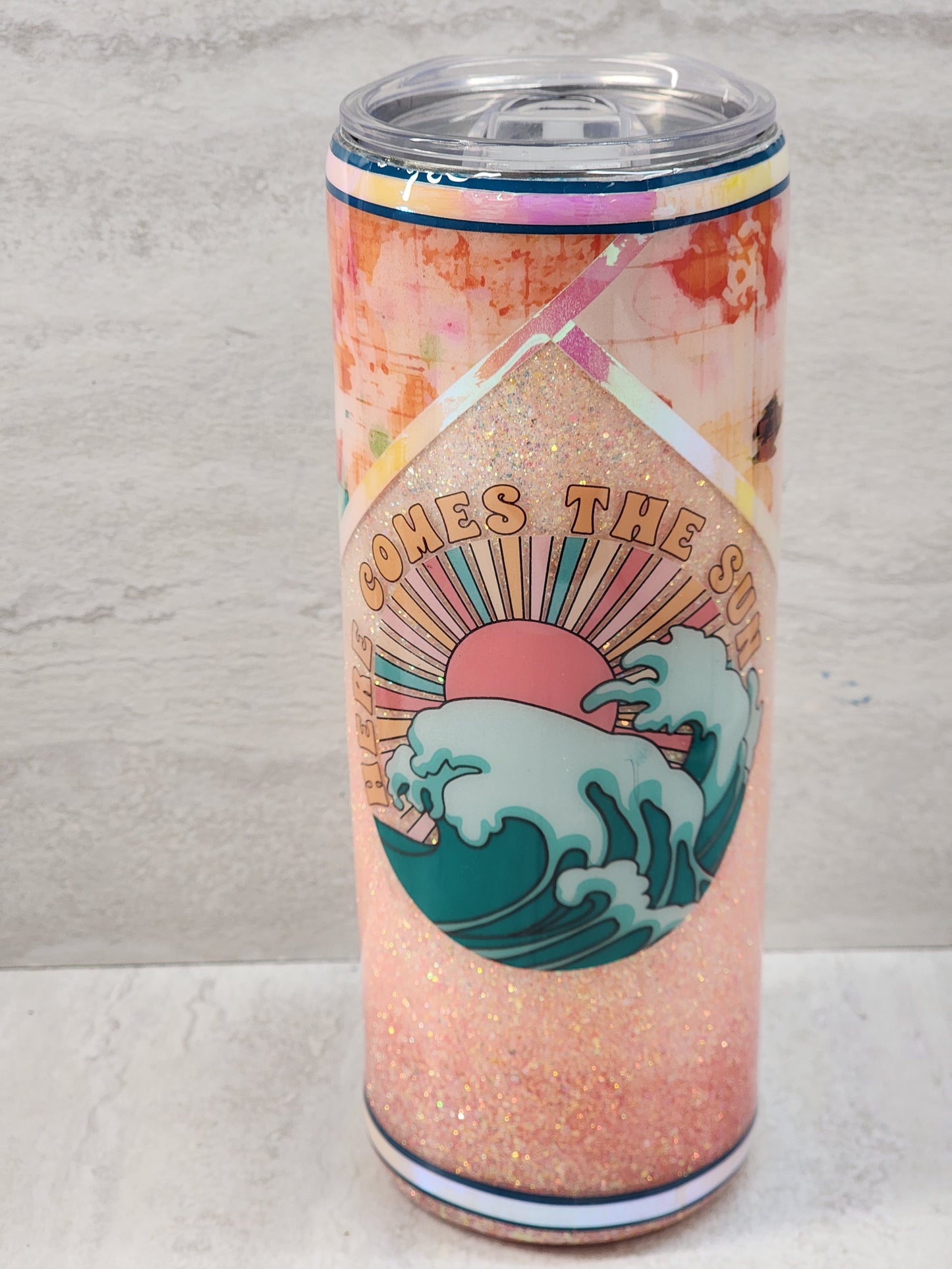 20 Ounce Glitter Ombre Tumbler