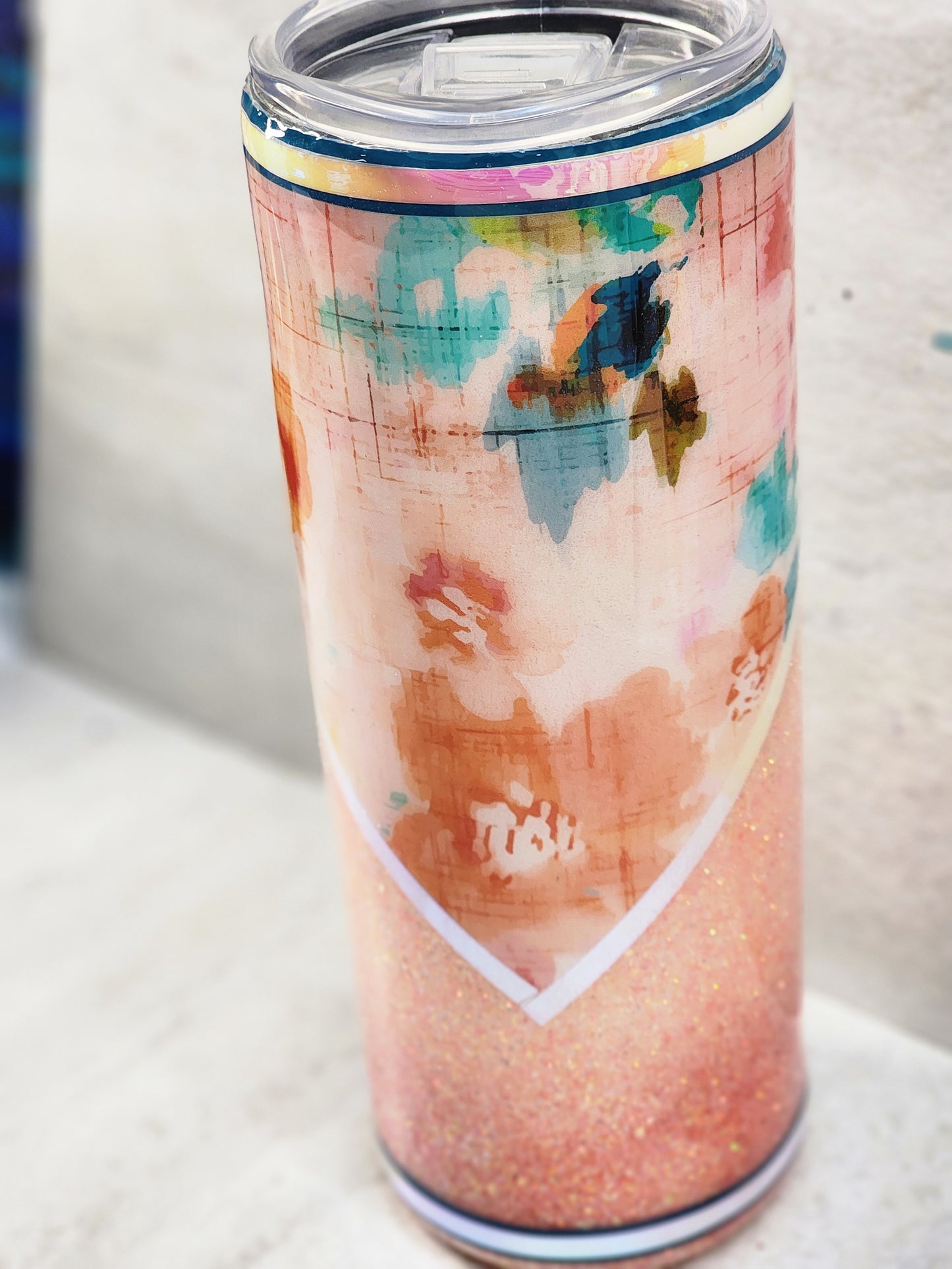 20 Ounce Glitter Ombre Tumbler