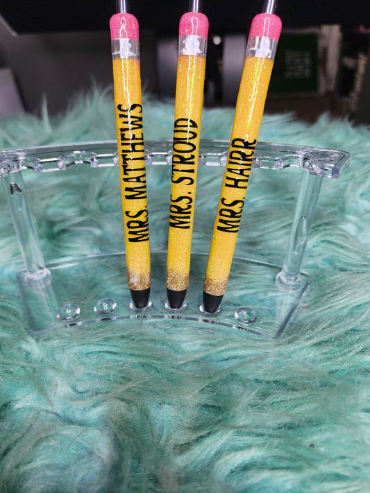 Pencil Gel Pens With Name
