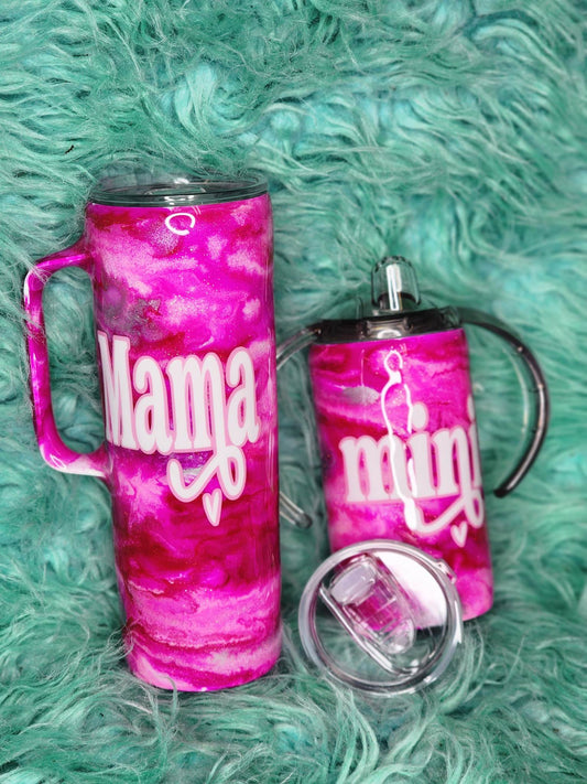 Matching Mama and Mini Tumbler Set